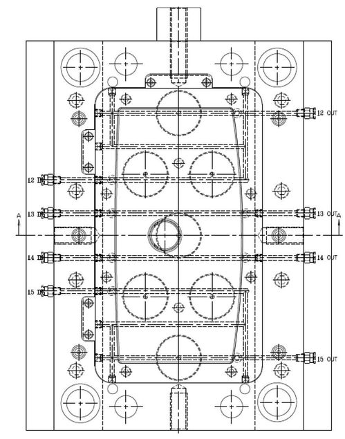 塑胶模具设计 倒装模显示器底座的细水口设计总结,满满干货